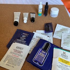 KIEHL'S  - SIX - 6 pcs delux mins & 8 packets $26